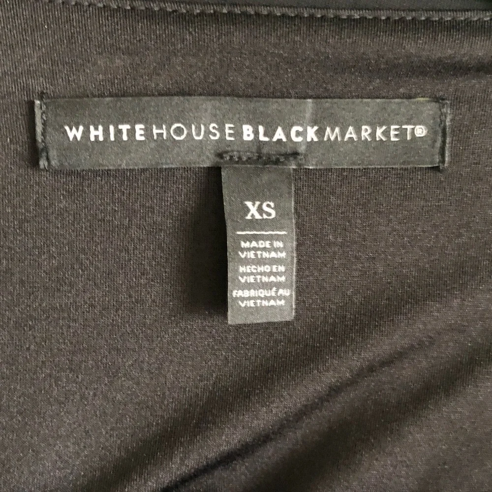 White House Black Market striped wrap maxi dress